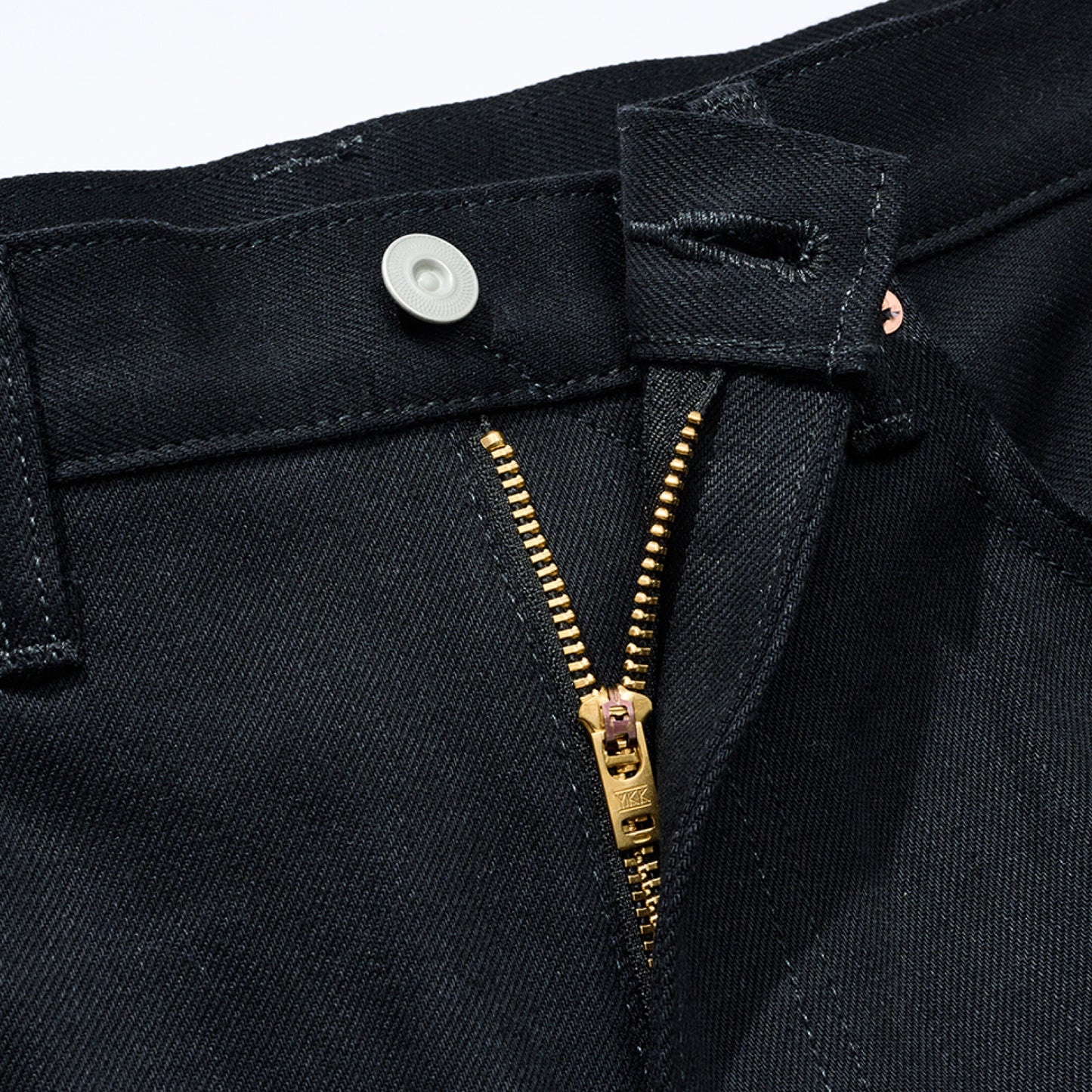 Selvage Black Denim Jeans/COTTON RESEARCH CLUB