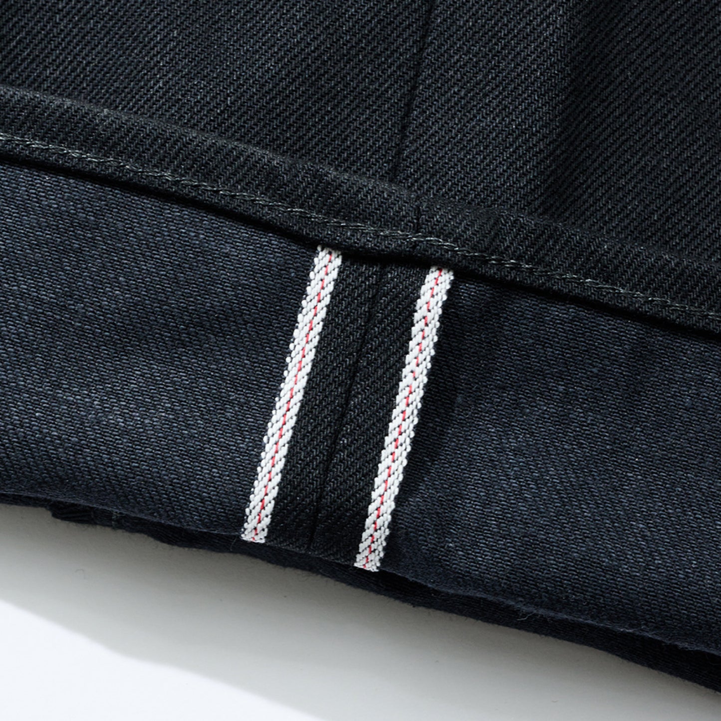 Selvage Black Denim Jeans/COTTON RESEARCH CLUB