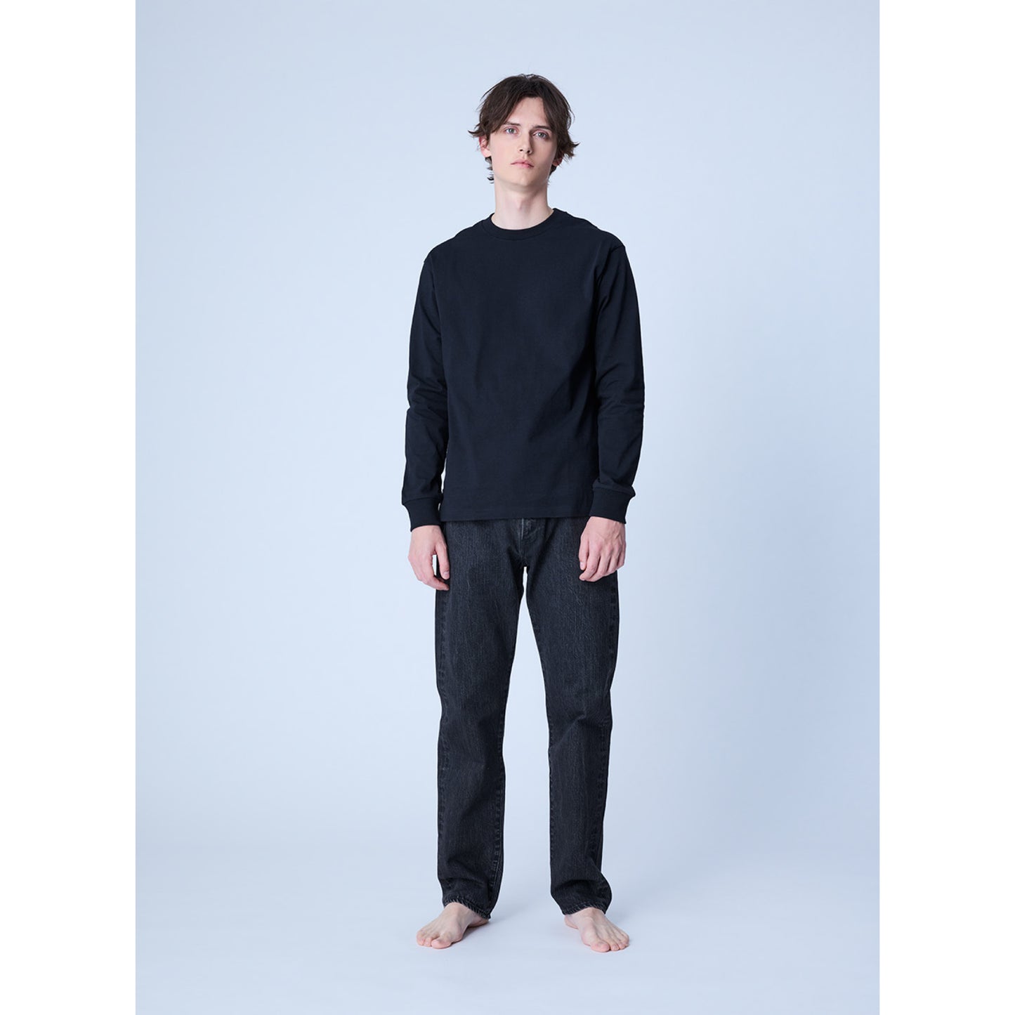 Selvage Black Denim Jeans/COTTON RESEARCH CLUB