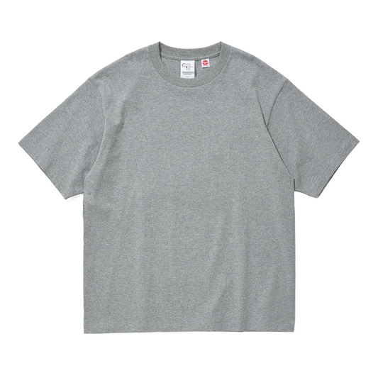 S/S TUBULAR T-SHIRT H.GREY/COTTON RESEARCH CLUB