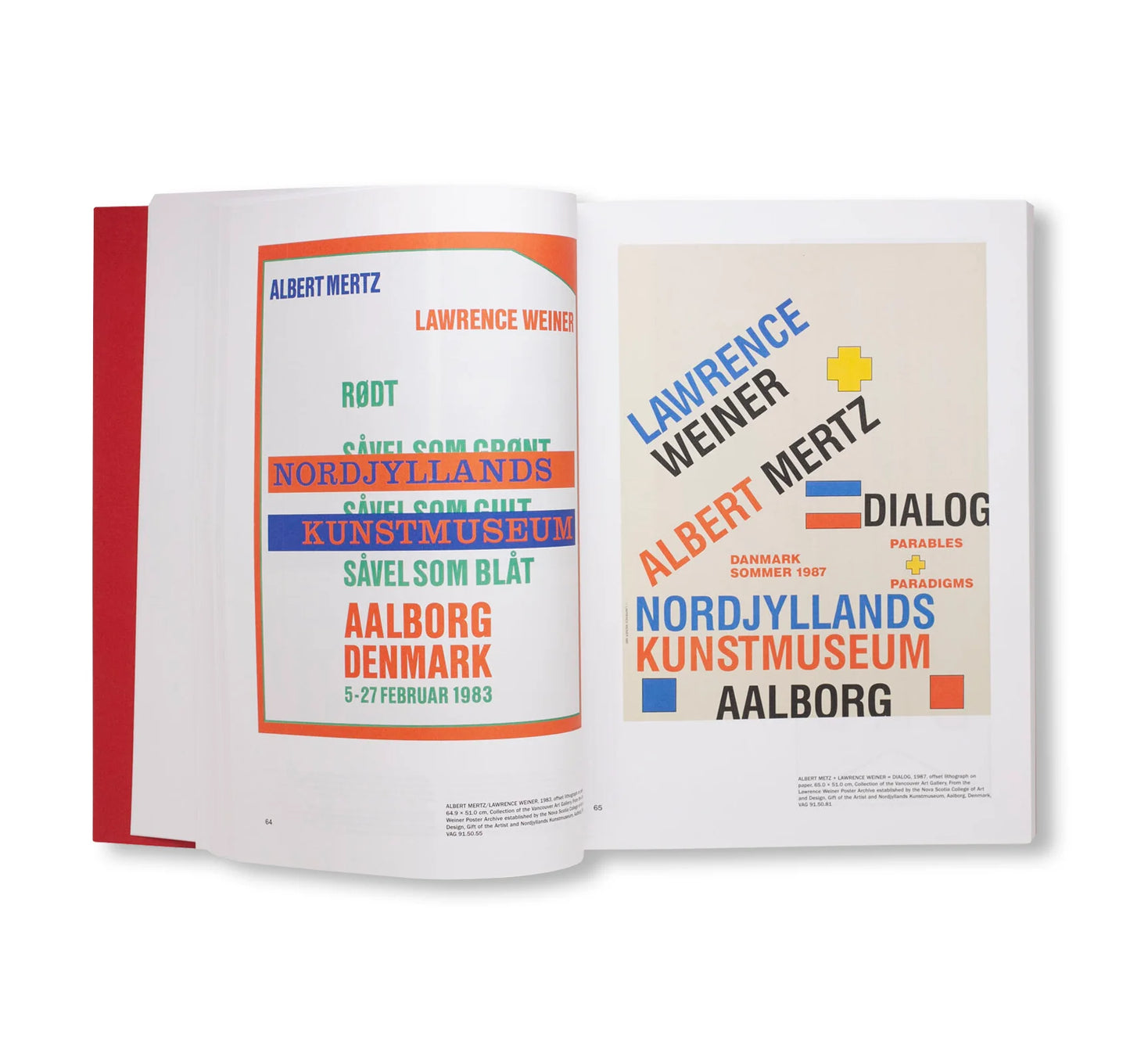 OF & ABOUT POSTERS: THE LAWRENCE WEINER POSTER ARCHIVE (1965-2021) by Lawrence Weiner