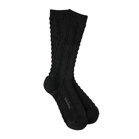 VIVIENNE CREW CLASSIC SOCKS BLACK/voted