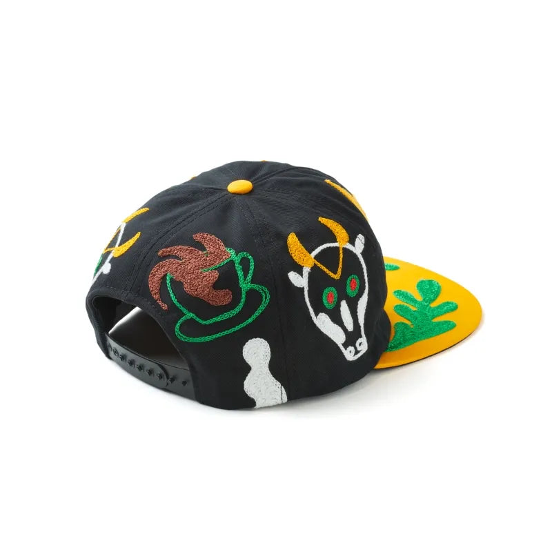 BULL chain stitch embroidery CAP/Clayton Patterson