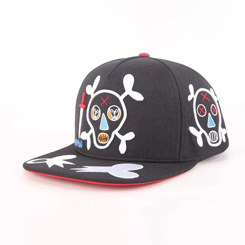 OPEN SKULL embroidery CAP/Clayton Patterson