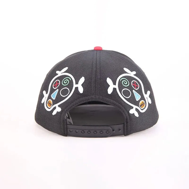 OPEN SKULL embroidery CAP/Clayton Patterson