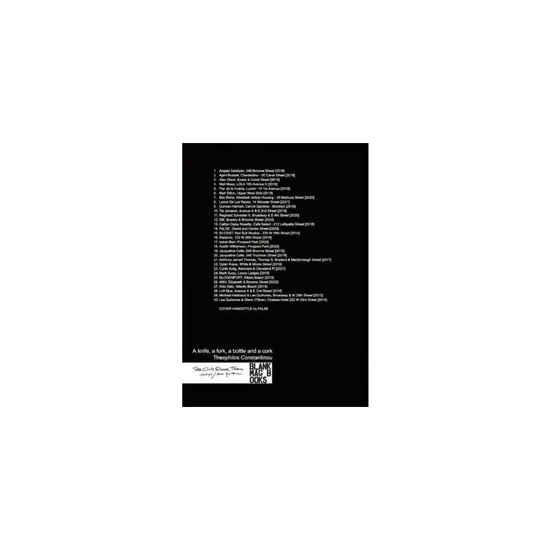 Theophilos Constantinou / A knife, a fork, a bottle and a cork - BMTC ZINE #07