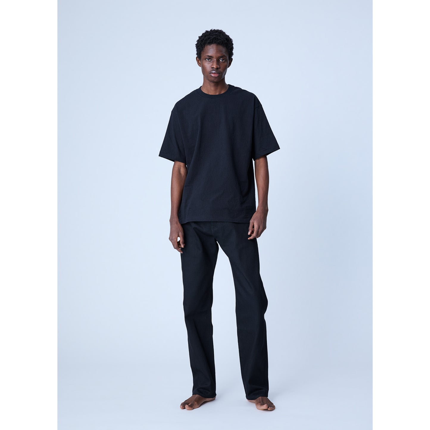 Selvage Black Denim Jeans/COTTON RESEARCH CLUB