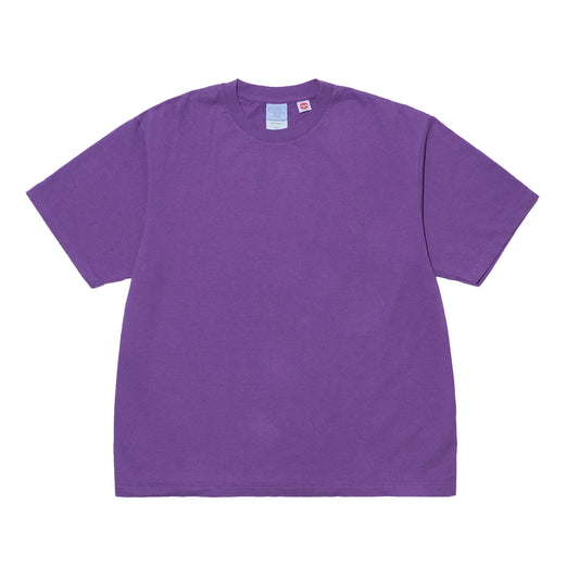 S/S TUBULAR T-SHIRT PURPLE/COTTON RESEARCH CLUB
