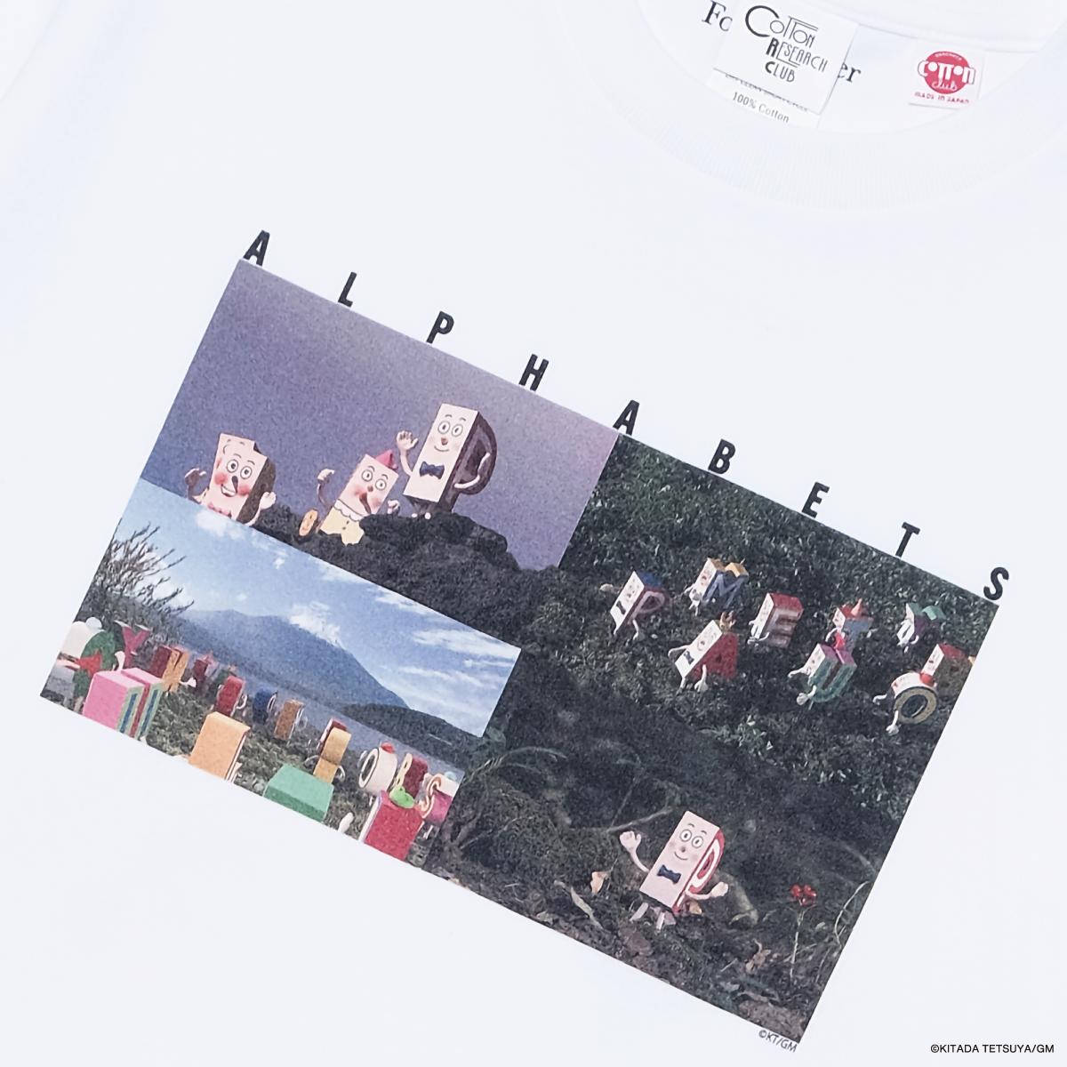 Forever ever × ALPHABETS T-SHIRT with ORIGINAL POSTER