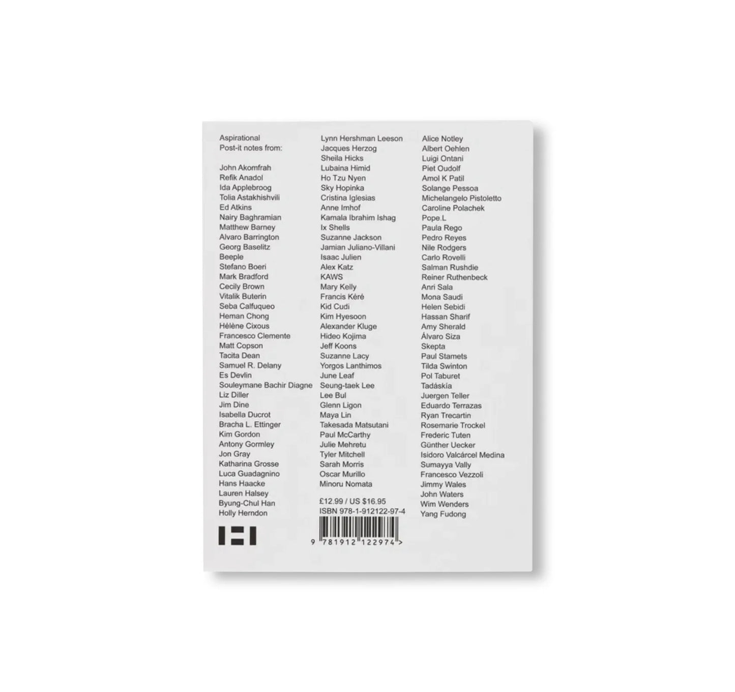 WISH YOU WERE HERE: 111 ARTISTS, 111 NOTES by Hans Ulrich Obrist