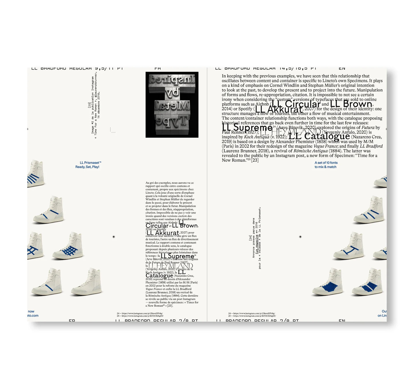 REVUE FAIRE – TO LOOK AT THINGS #30 BIS – TYPES OF TYPES: THE TYPOGRAPHIC SPECIMEN BY LINETO