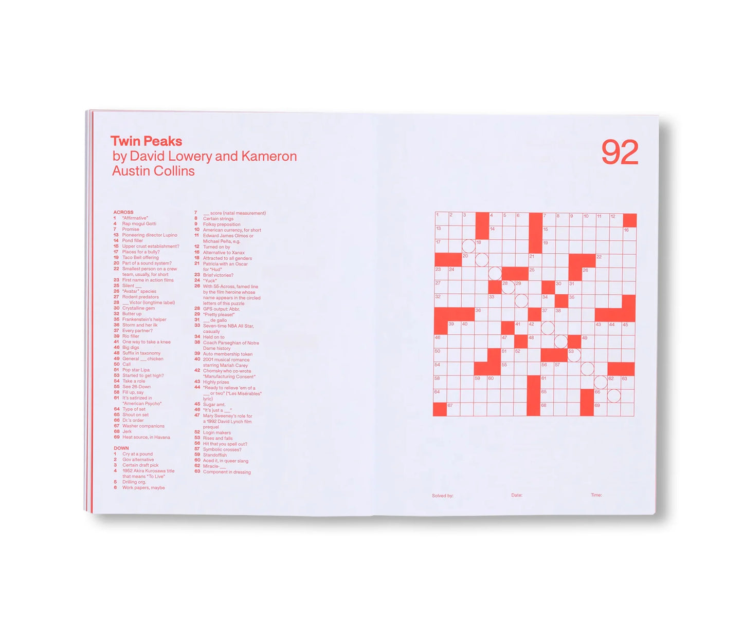 99 MOVIE CROSSWORDS