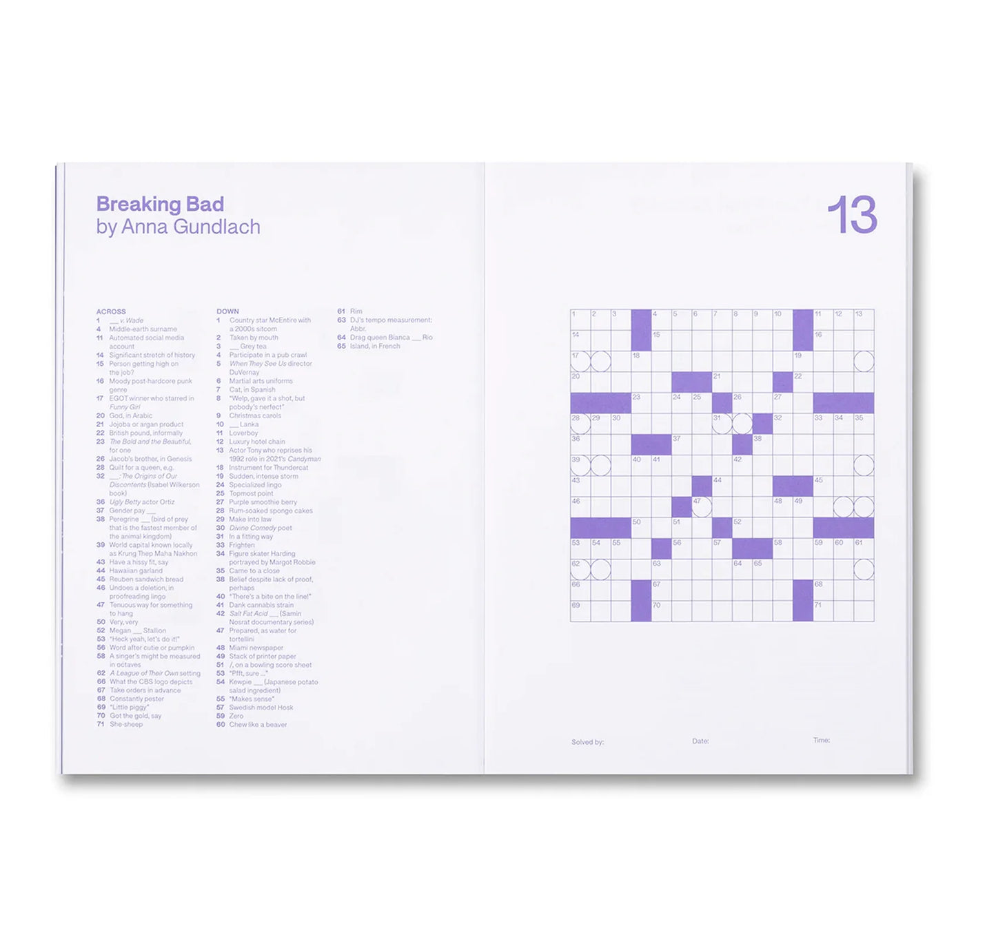 99 TV CROSSWORDS