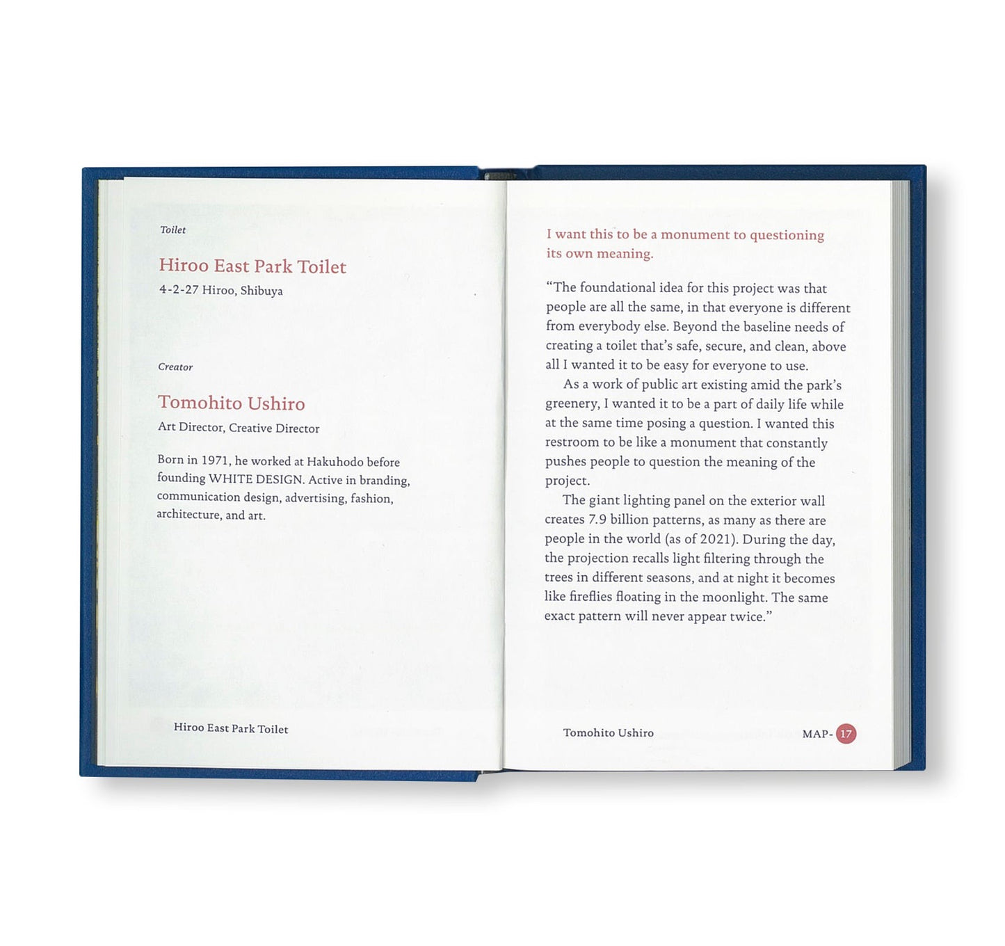 THE TOKYO TOILET BOOK [ENGLISH EDITION / SECOND PRINTING]