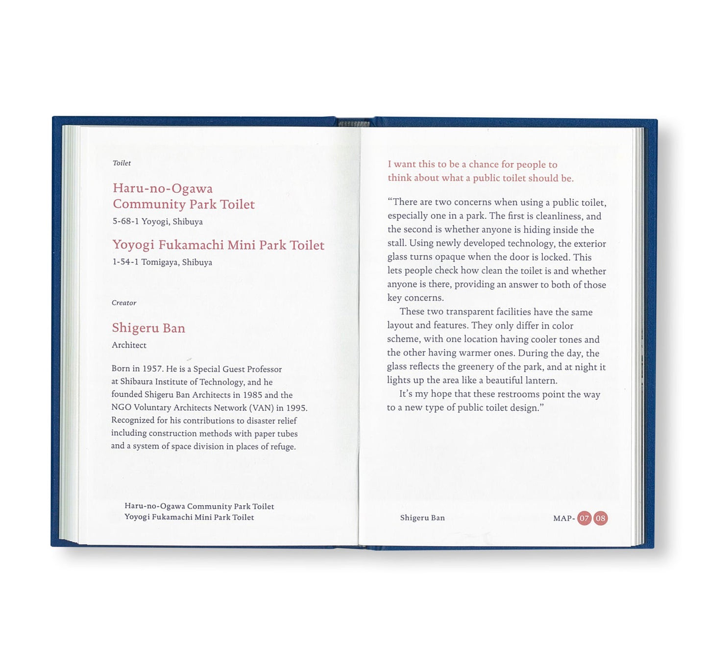 THE TOKYO TOILET BOOK [ENGLISH EDITION / SECOND PRINTING]