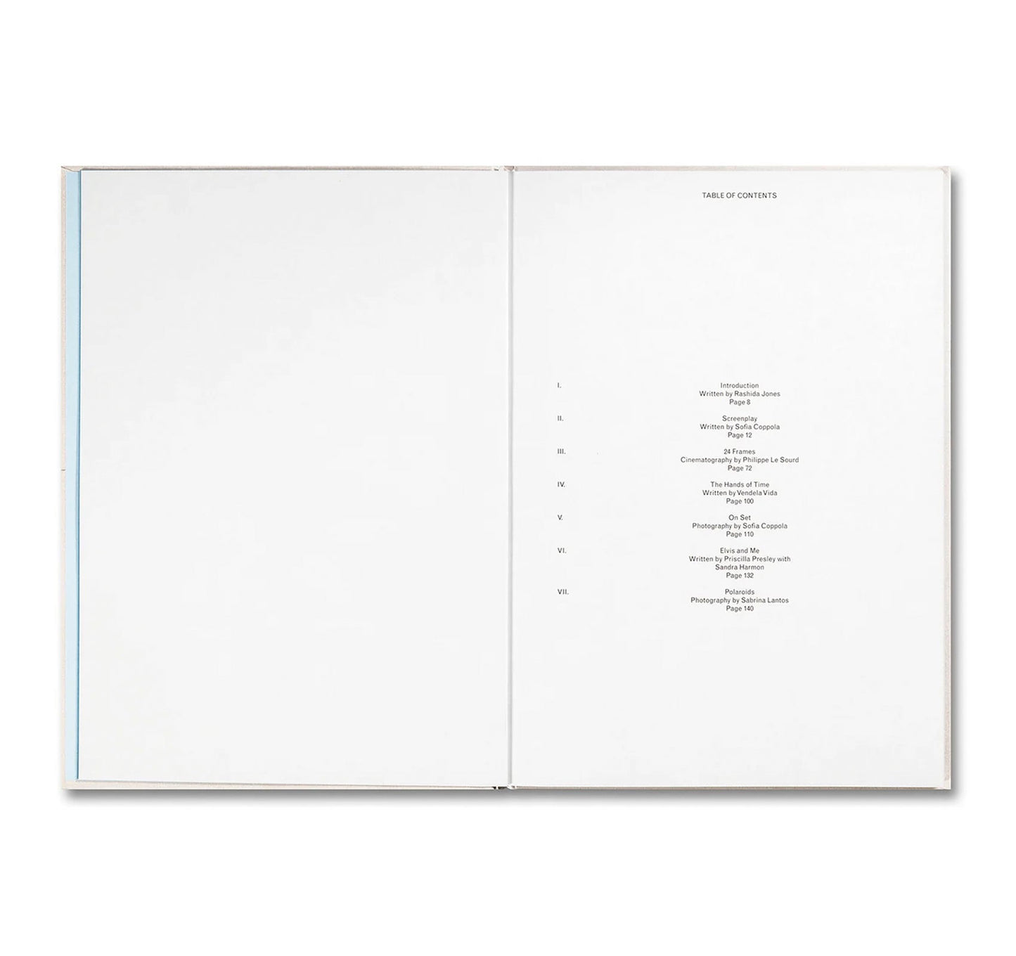 PRISCILLA SCREENPLAY BOOK by Sofia Coppola