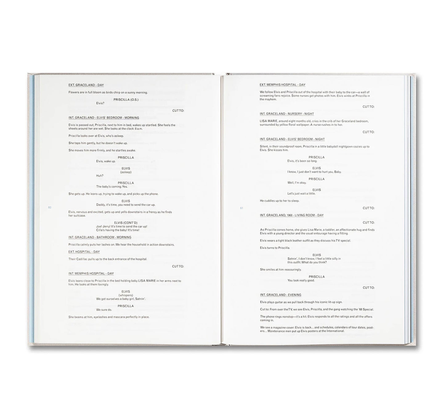 PRISCILLA SCREENPLAY BOOK by Sofia Coppola