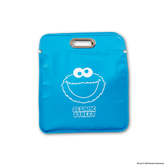COOKIE MONSTER RECORD BAG / SESAME STREET