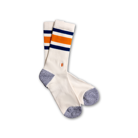 RETRO SERIES SOCKS IVORY/voted